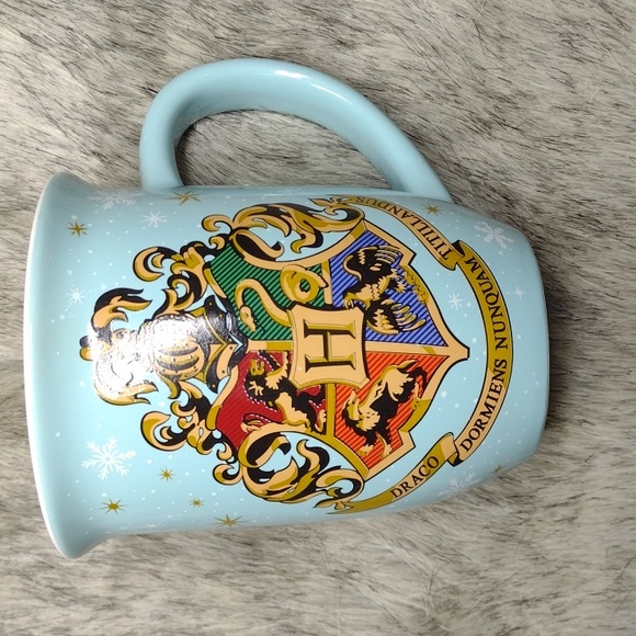 Harry Potter Crest Blue Large Coffee Mug - Picture 1 of 8